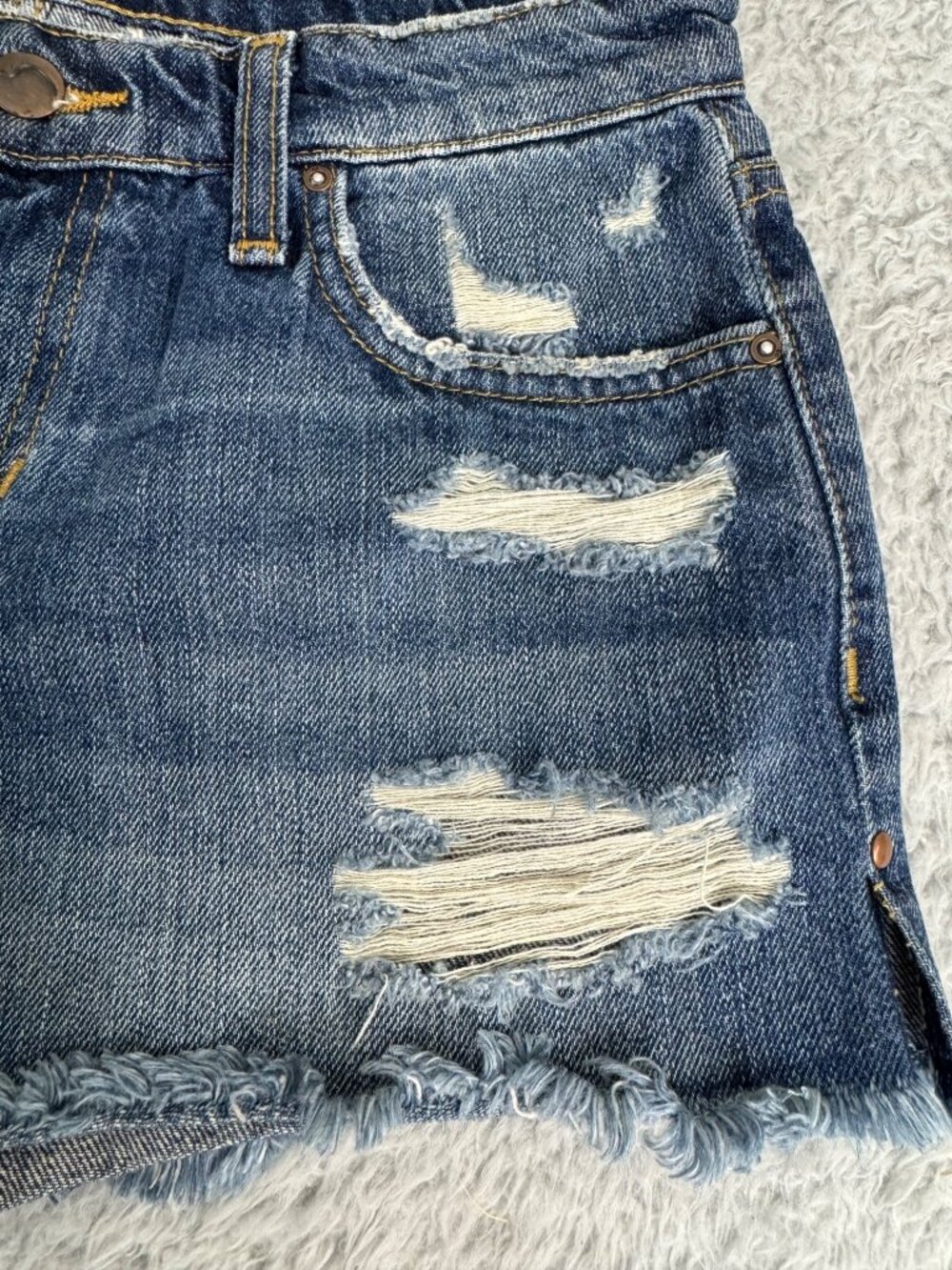 Joes Collectors Edition Distressed Denim Shorts Womens 25 Beach Hippie Travel - Picture 11 of 16